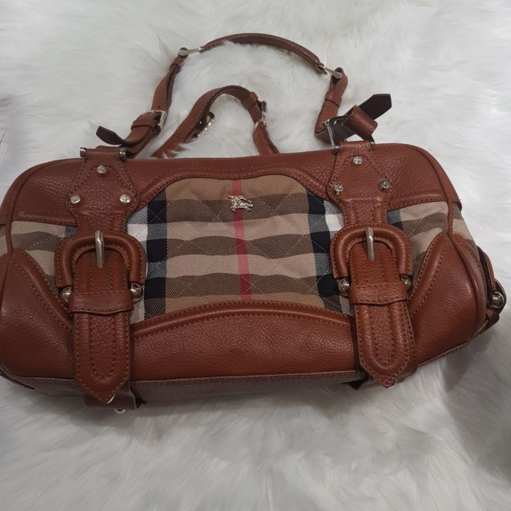 Burberry check handbag